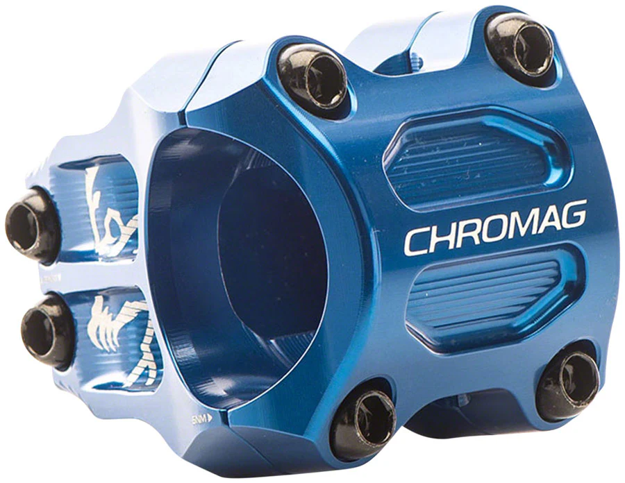 Chromag Riza Stem Diameter: 35mm Length: 45mm Steerer: 1-1/8'' 0° Blue