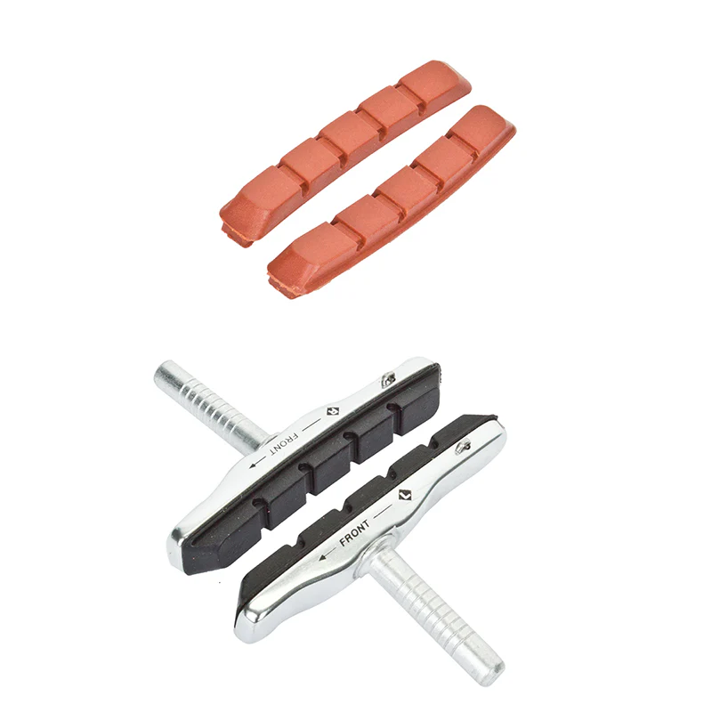 Clarks CP-522 Threadless Post Cartridge Pad 70mm Black/Red Silver Offset