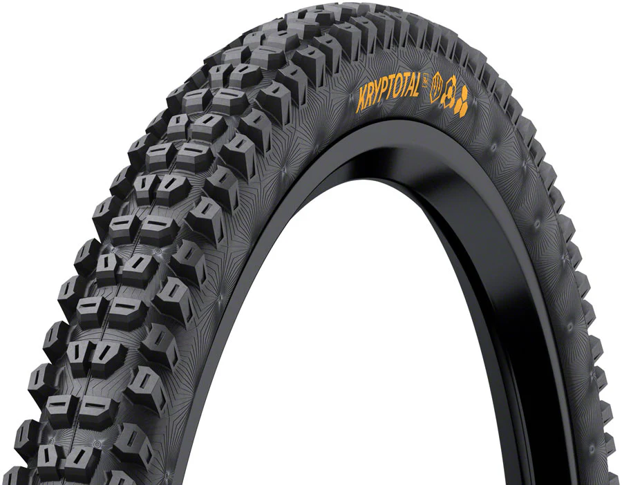Continental Kryptotal Rear Tire - Tubeless, Folding, Black, E25