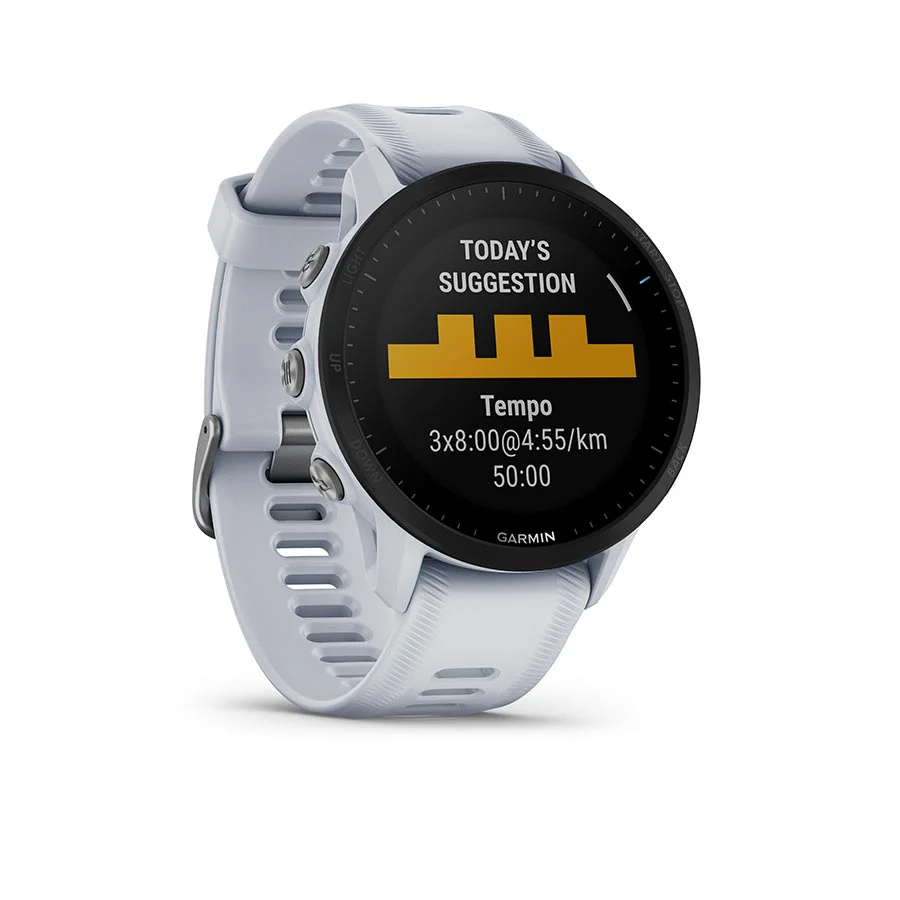 Garmin Forerunner 955 Watch Watch Color: Whitestone Wristband: Whitestone - Silicone