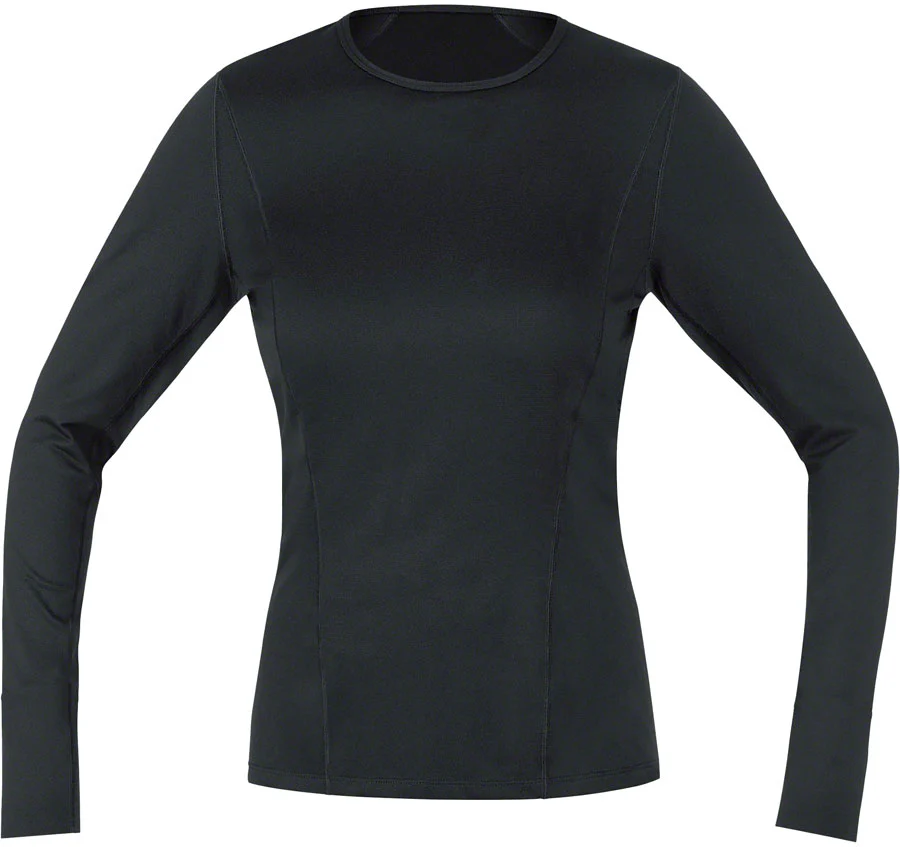 Gorewear M Base Layer Long Sleeve Shirt - Black Women's Large