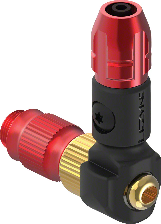Lezyne ABS-1 Pro HP Pump Chuck Head: Red