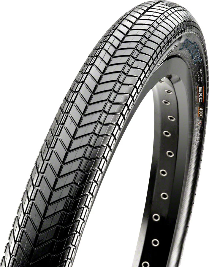 Maxxis Grifter Tire - 20 x 2.1 Clincher Folding Black Dual EXO