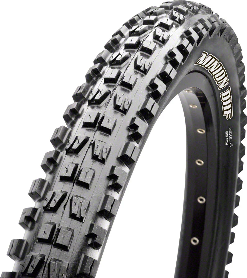 Maxxis Minion DHF Tire - 27.5 x 2.6 Tubeless Folding Black Dual EXO