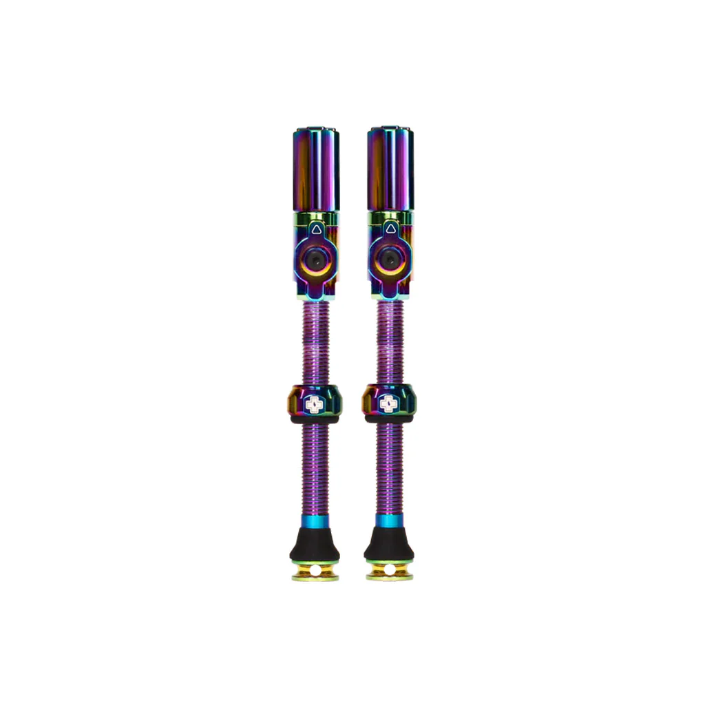 Muc-Off Big Bore Hyrid Tubeless Valve Stems - Small 30mm Iridescent