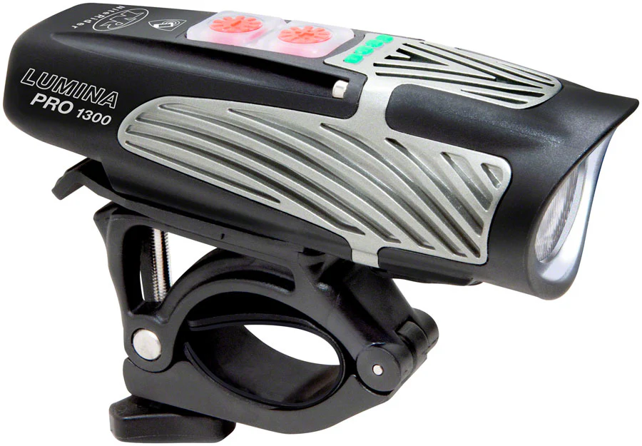 Niterider Lumina Pro 1300 NiteLink Compatible Black 8 Front Handlebar USB 1300