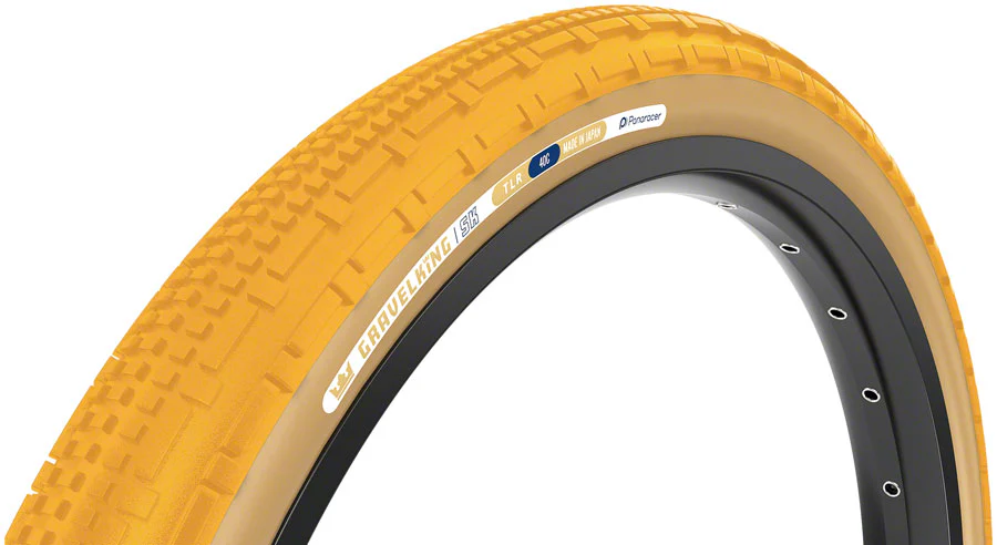 Panaracer GravelKing SK Tire - 700 x 40 Tubeless Folding Honey Butter/Brown