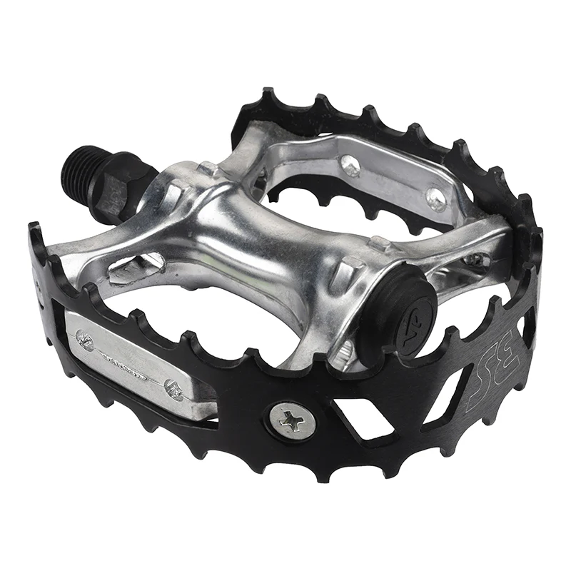 Se bikes Bear Trap 9/16` Silver/Black Alloy