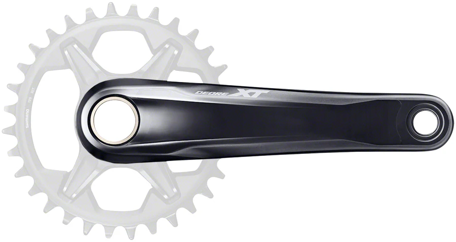 Shimano Deore XT FC-M8100-1 Crankset - 12-Speed 1x Direct Mount Hollowtech II Spindle Interface BLK