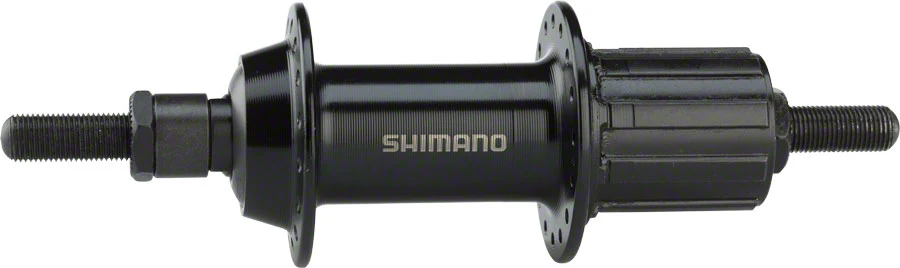 Shimano FH-TX500 Rear Hub - Threaded x 135mm Rim Brake HG10 Black - Image 2