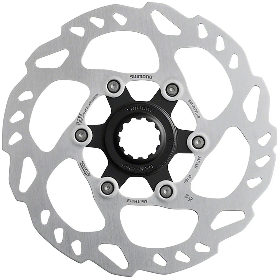 Shimano SLX SM-RT70 Disc Brake Rotor - Center Lock, Silver - Image 4