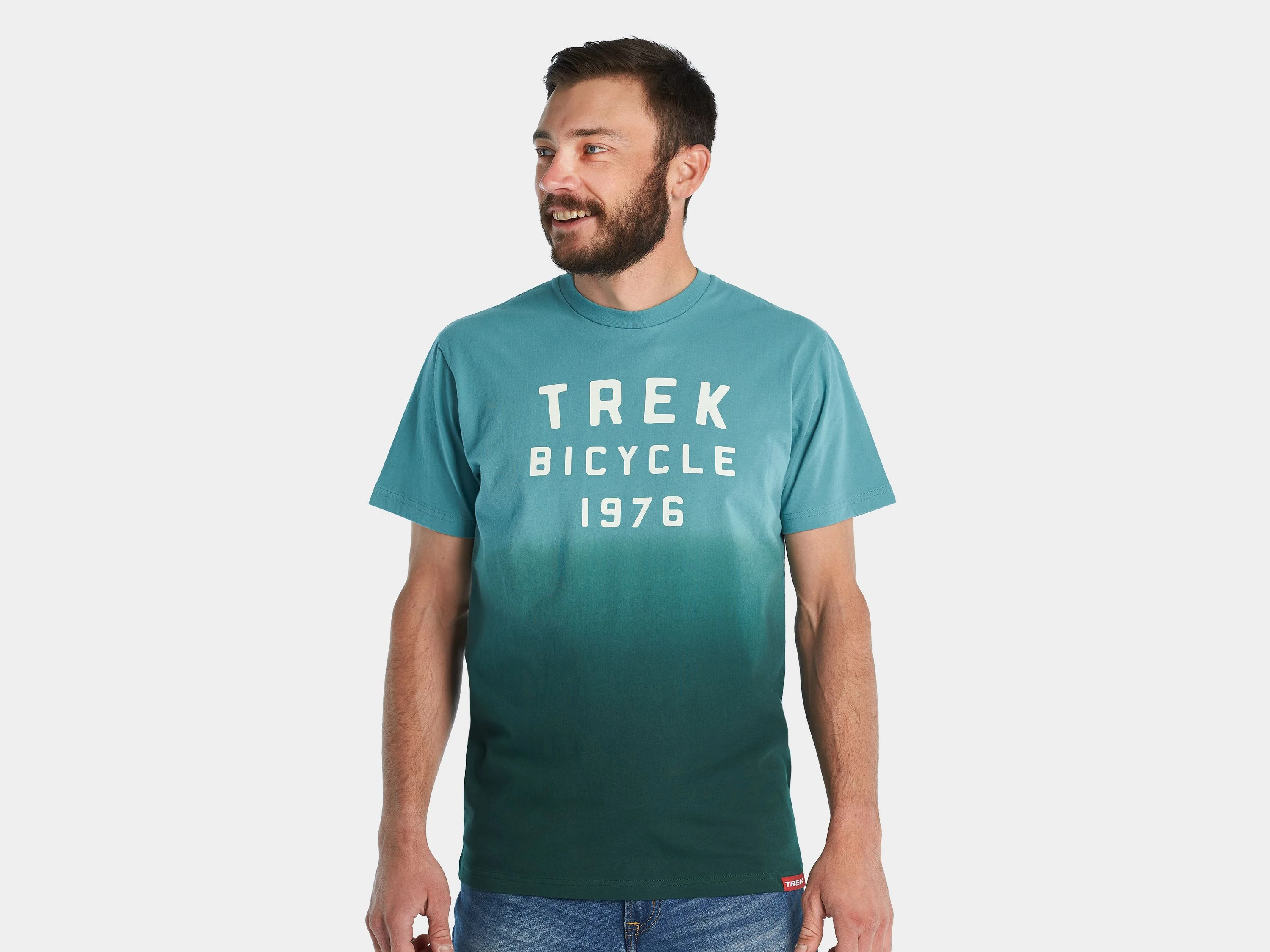 Trek Fade Tee Large Emerald Shirt