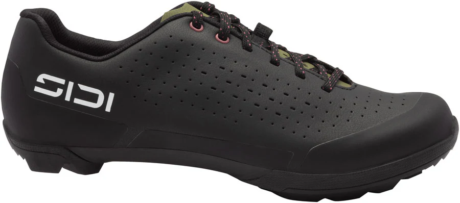 SIDI Asper Laces Gravel Shoes - Men's Black/Olive Green 46