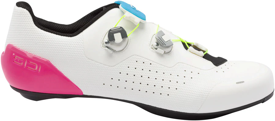 SIDI Genius X WYVE Road Shoes - Men's White Fluo 41.5