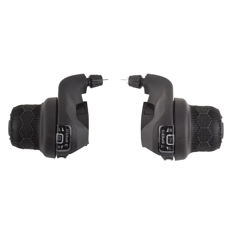 Sunlite TS Twist Shifter Pair 3x7sp 2 to 1 Blk