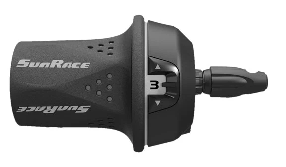 SunRace M21 Twist Shift Rear 8-Speed: Gray - Image 3