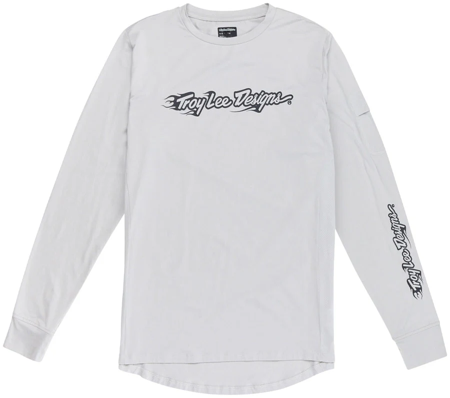 Troy Lee Designs Ruckus Long Sleeve Ride Tee – Burn Out Mist Small