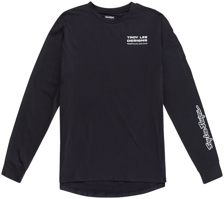 Troy Lee Designs Ruckus Long Sleeve Ride Tee – Factory Carbon Large