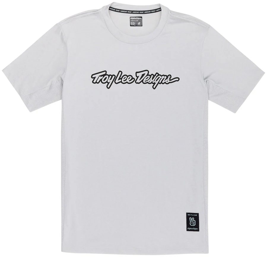 Troy Lee Designs Skyline Short Sleeve Ride Tee – Signature Mist Small