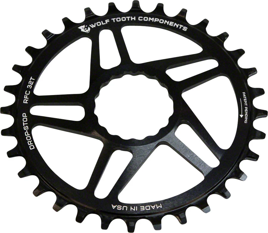 Wolf Tooth Direct Mount Chainring - RaceFace/Easton CINCH Direct Mount, Black - Image 5